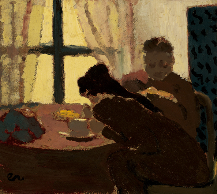  Edouard Vuillard —— PETIT DEJEUNER DEVANT LA FENETRE